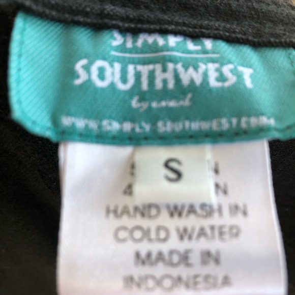 Simply Southwest long boho vest black white Small - Picture 7 of 7